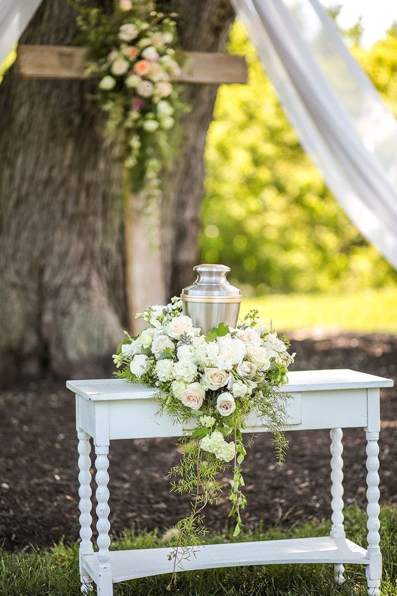 At Peace Urn Arrangement Bloomwoods Flowers Columbus GA